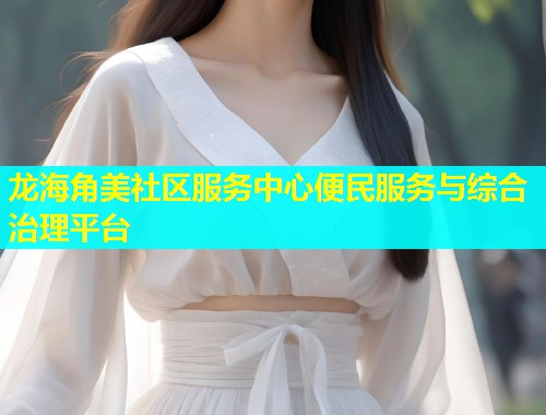 龙海角美社区服务中心便民服务与综合治理平台  第1张